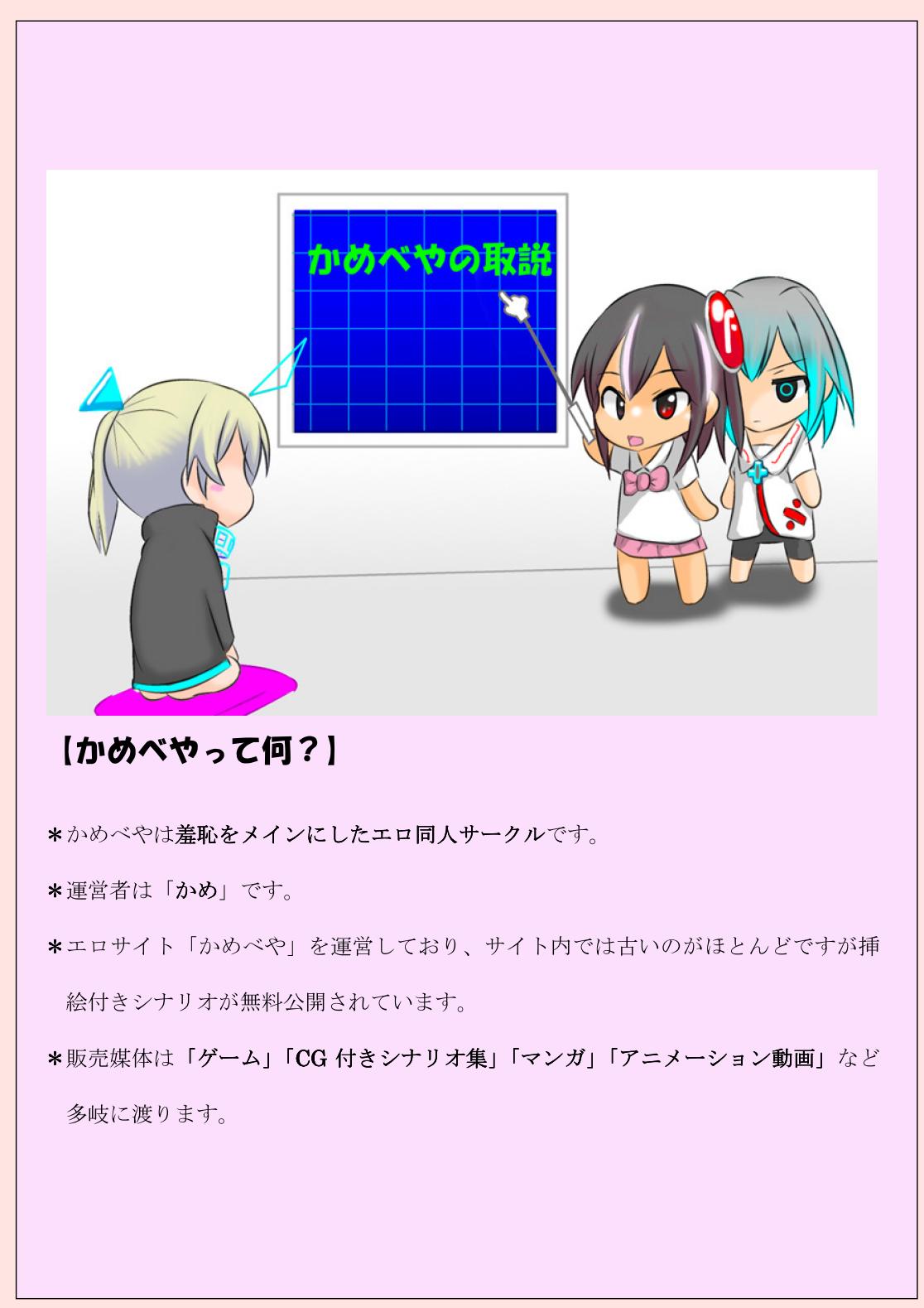 かめべやの取説　～羞恥のアナル丸出しガイド～